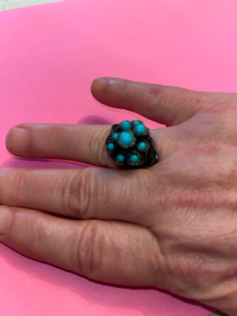 Vintage Unique Silver Statement Ring